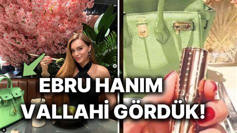 Ebru Şallı'nın Yarım Milyon TL Değerindeki Hermès Marka.